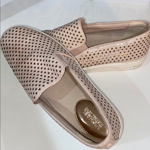 Michael kors star printed slip on sneakers